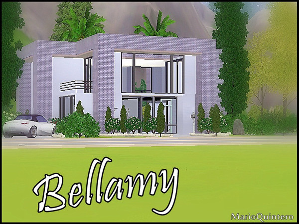 Sims 3 — Bellamy by MarioQuintero2 — (1 Bedroom, 2 Bathrooms) Bellamy is perfect for that singles who love the good life.