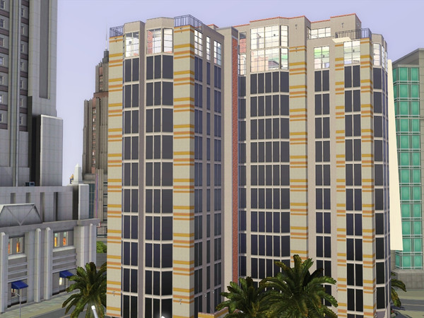 Sims 3 — Caramel Loft by happyyasu092 — 2 Story apartment (i suppose it's called a Loft), big terrace on the top of the