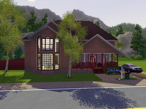 Sims 3 — Stacy by Ayafox — First Floor: -kitchen -dinning room - 1/2 bath -livingroom -study -laundry -gym Second Floor: