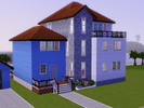 Sims 3 — The Old City Row by Superscotty — The Old City Row was converted from a row of terraces, the first floor layout