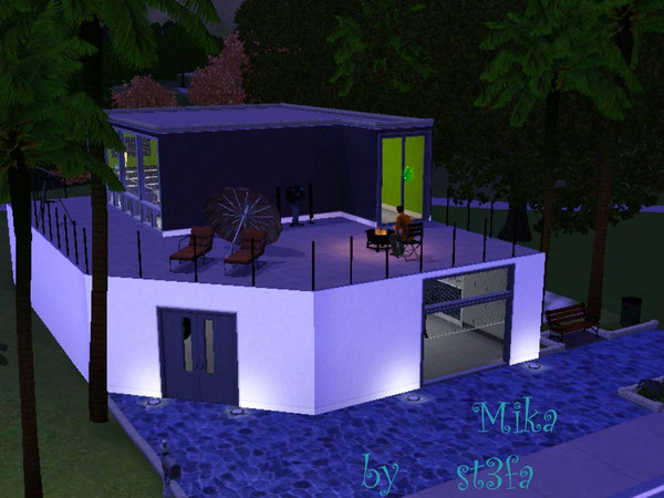 Sims 3 — Mika by st3fa — A large enough house to satisfy the needs of two young lovers.The terace is just perfect to