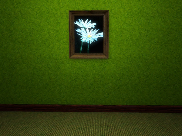 Sims 3 — Daisy by anura32 — A oil painting representation of Daisies, making a simple flower look so very elegant. 