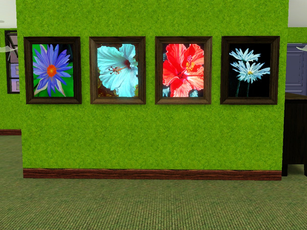 Sims 3 — Floral Paintings Set 03 by anura32 — A few more paintings of artists highlighting the beauty of flowers.