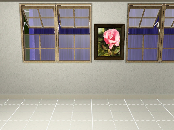 Sims 3 — Lonely Pink Rose by anura32 — A lovely painting of a rose. 