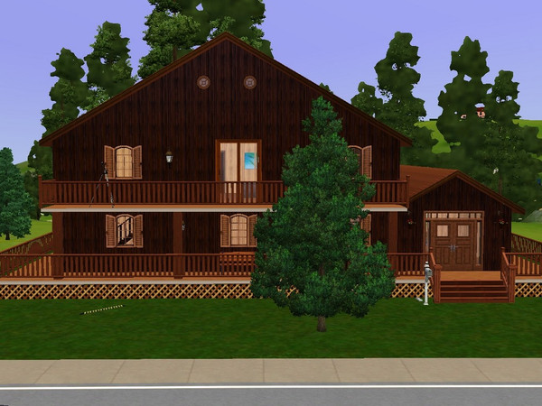 Sims 3 — Le Chalet en bois by OnlyNcis — (FR) Le chalet en bois (ENG) Wooden chalet (SP) Chale de madera