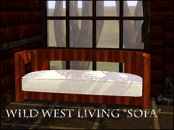 Sims 3 — WILD WEST LIVING SOFA by abuk0 — WILD WEST LIVING SOFA by abuk0