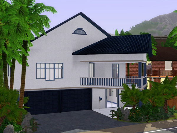 Sims 3 — Di Sole Marittimo by happyyasu092 — Nice cozy two-story house, with large balconies and spacious 3 bedooms.