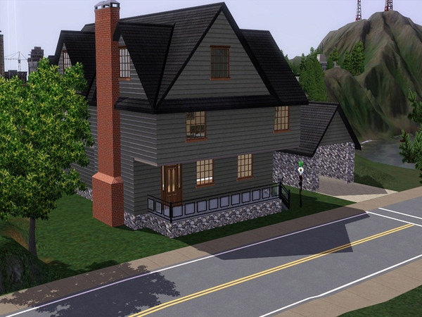 Sims 3 — Simple and Beautiful by lovgotmehere — 3 Bedroom 2 Bath home by a small pond. Game room and cozy fireplace in