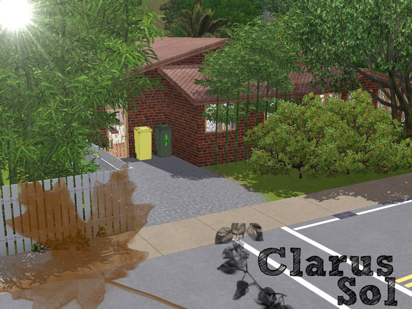 Sims 3 — Clarus Sol - Starter by SugoiZiua2 — Clarus Sol is a lovely starter house for two Sims (but you can refurbish as
