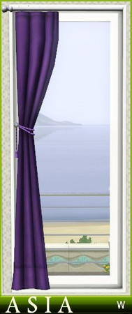 Sims 3 — ASIA-O-CURTAIN-002 by Eva — ASIA-O-CURTAIN-002