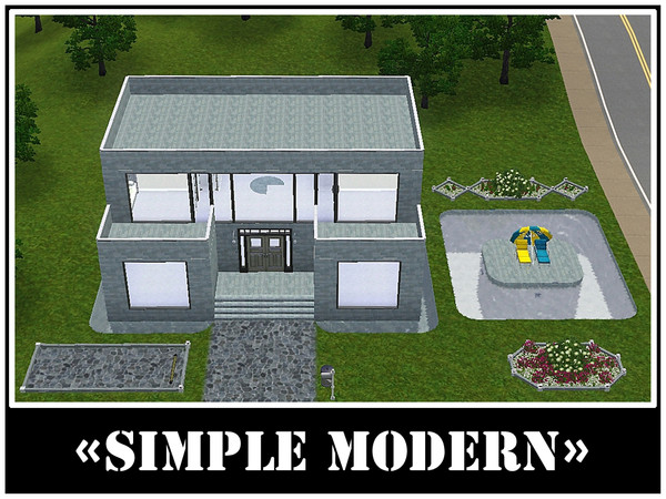 Sims 3 — Simple Modern/*FF*/*No CC* by Markesha — created by Markesha for TSR