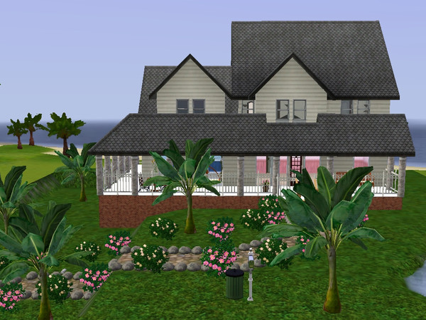 Sims 3 — Villa Holly by illyria07 — Villa Holly is a nice villa with porch for your sim/sim family On the first floor