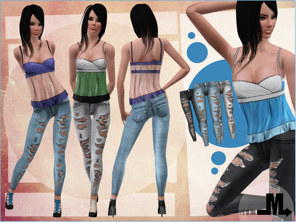 Sims 3 — Shout Bottom by miraminkova — Extraordinary and unique fashionable design. Dare to wear something different!