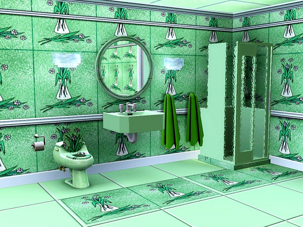 Sims 3 — marcorse_arranging faux tile pattern by marcorse — Arranging is a fabric pattern, which I have called a 'faux