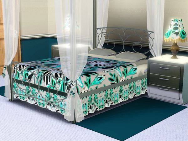 Sims 3 — marcorse_jade petunia pattern by marcorse — Bright and dark mingle in this bold floral design, featuring a