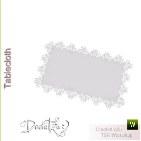 Sims 3 — Open-styleDining+Living Tablecloth by deeiutza — By deeiutza @TSR