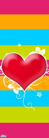 Sims 2 — Set 1 Walls - Love 3 by NenaAngelita91a — set 1 Walls Love 3