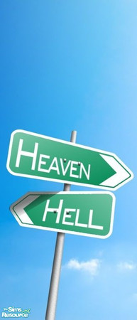 Sims 2 — Set 1 Walls - Heaven Or Hell by NenaAngelita91a — Set 1 Walls Heaven or hell 