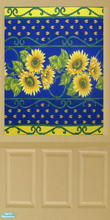 Sims 2 — Provence by mmbunny — Bring sunny Provence into your sims homes with this happy paneling!