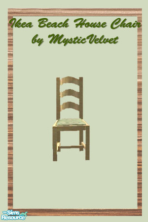 Sims 2 — Ikea-Beach House-Dining - Chair by MysticVelvet — These Meshes are based on the Ikea Beach House furnishing. No