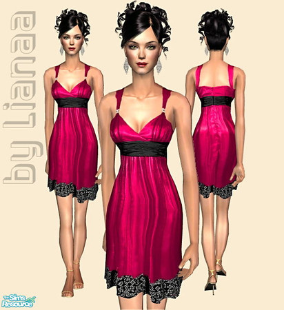 Sims 2 — Set 300 Jane by Lianaa - pink by Lianaa — Set 300 Jane by Lianaa - pink