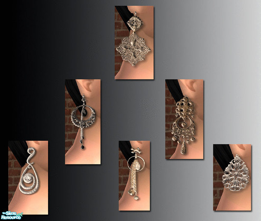 Sims 2 — İmpressive earring set by _cari_ — Hopy u like it :)