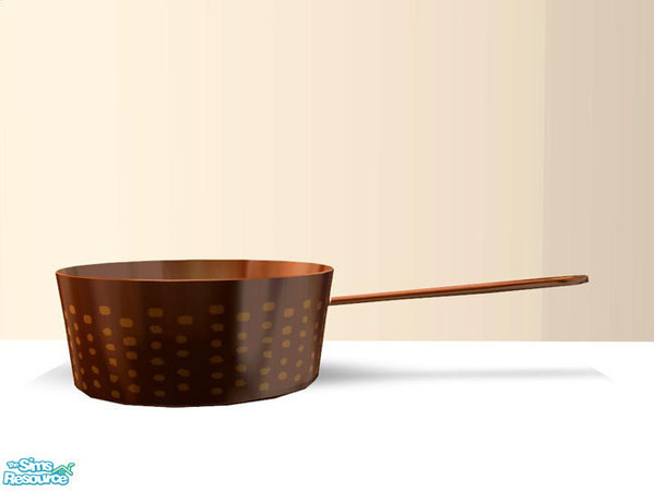 Sims 2 — PB Kitchen Decoset - Strainer Straight Copper by ShinoKCR — 