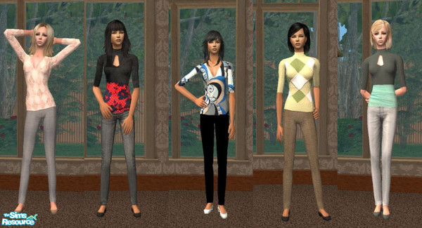 Sims 2 — Winter by olcia_olivinea — Set of five winter oufits. Enjoy :)!