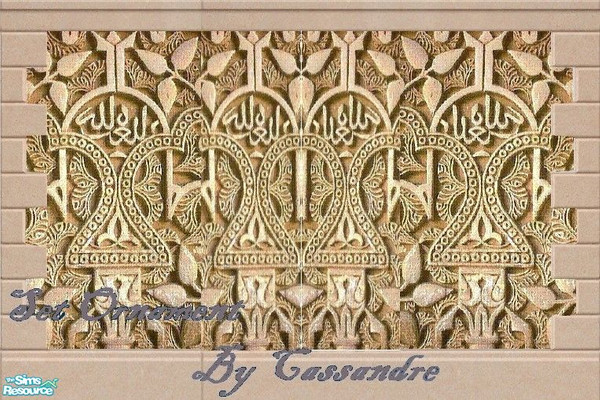Sims 2 — Moroccan outdoor set \'\' Ornament\'\' by kibanahnah — An outdoor set for a moroccan Palace. The rich local