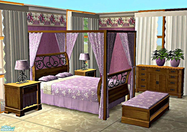Sims 2 — 4ESF Cottage 3 Bedroom - Sweet Lavender by pregate — Thanks to 4ESF for their fabulous meshes! This is a recolor