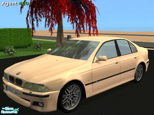 Sims 2 — A420 BMW M5 Metallic Light Sunset Silver by Agent420 — A nice new Metallic Light Sunset Silver BMW M5. MESH by