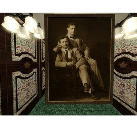 Sims 3 — Para_Harry and Hardeen Houdini Castle  by paramiti — Photo of Harry Houdini and his magician brother Hardeen