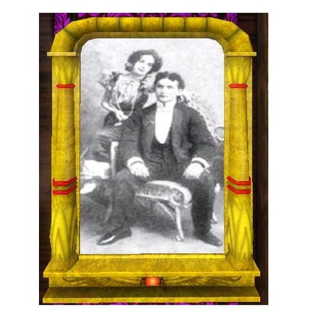 Sims 3 — Para_Harry and Bess Houdini by paramiti — Framed Newspaper Clipping of Harry and Bess Houdini Price 13