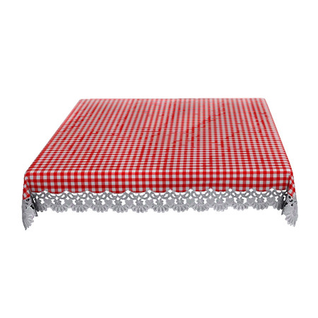 Sims 3 — Lace Trim Tablecloth 2x2 by LilyOfTheValley — This tablecloth can be used for my square dining table for 8 or