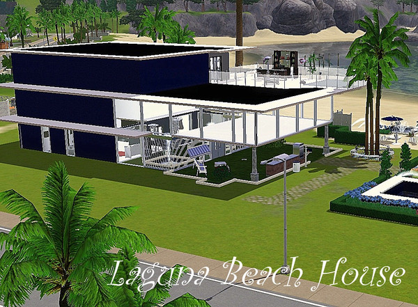 Sims 3 — Laguna Beach House by Tan4itas2 — This is a really nice beach house appropriate for one or two sims. Most of the