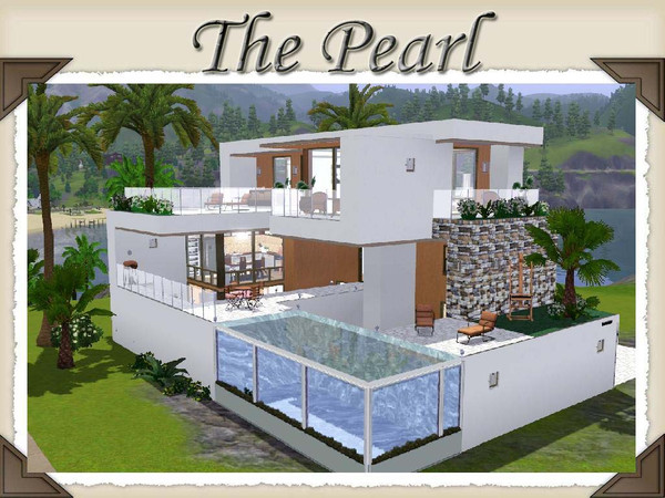 Sims 3 — The Pearl by srgmls23 — A house, built in a style all its own. Super modern and comfortable, with a very