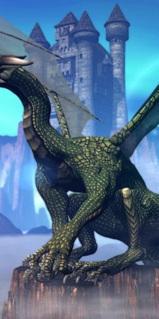 Sims 3 — Regal_Dragon2_Mural by Rennara — No Description