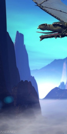 Sims 3 — Regal_Dragon1_Mural by Rennara — No Description