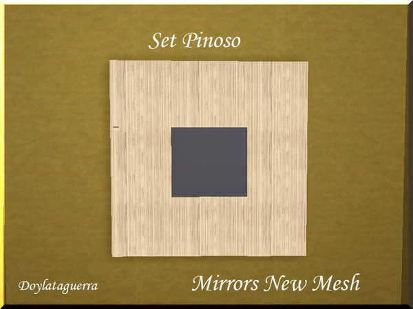 Sims 3 — Doylataguerra Pinoso Mirror mesh by Doylataguerra_ — Doylataguerra Pinoso Mirror mesh
