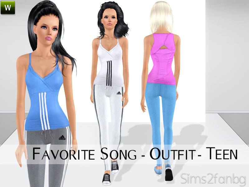 Симс 3 одежда для подростков. Favori одежда. Сеты одежды 30+. Favorite Song. Sims 2 16 1