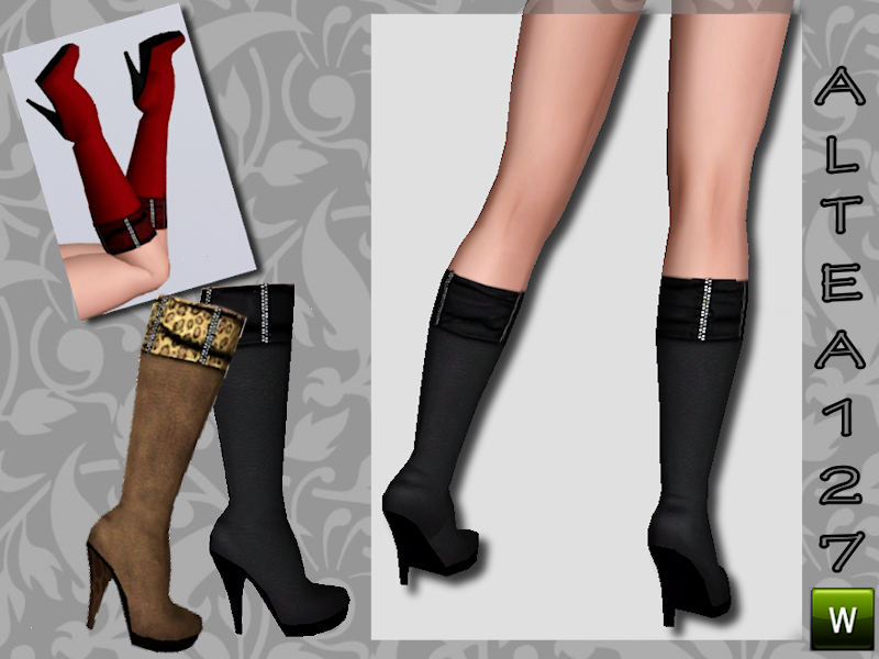 The Sims Resource - Boots Giulia