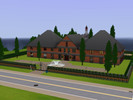 Sims 3 — The McGraws Bastion by Milii454 — The house is a stronghold; protected by four strong brick walls and huge,