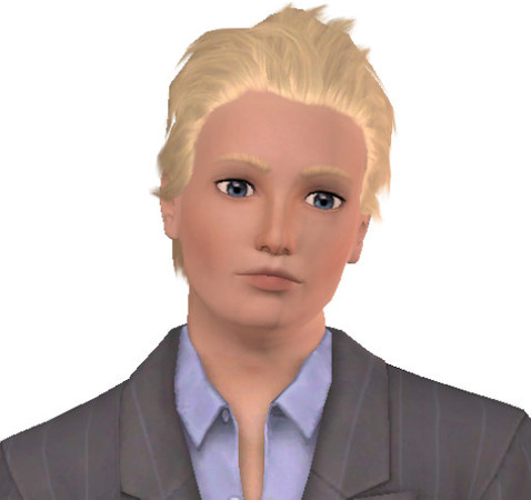 Sims 3 — Melissa Tesla by Lasslim2 — This guy is just waiting for a spring at Sims 3 life. *NO Sliders shown in any of