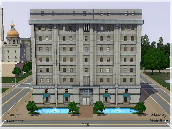 Sims 3 — Romper Apartments - 1bd, 1ba by weirdling2 — This fabulous apartment was built with the swinging bachelor in