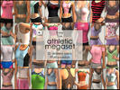 Sims 2 — Athletic Megaset by BunnyTSR — All 5 of my athletic clothing sets in one handy megaset comprising 32 different