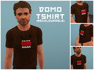 Sims 3 — Male Domo Tshirt by reebmuse912 — Young Adult / Adult male 'Domo' tshirt, made using EA's mesh. See my other