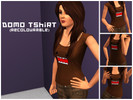 Sims 3 — Female Domo Tshirt by reebmuse912 — Young Adult / Adult female 'Domo' tshirt, made using EA's mesh. See my other
