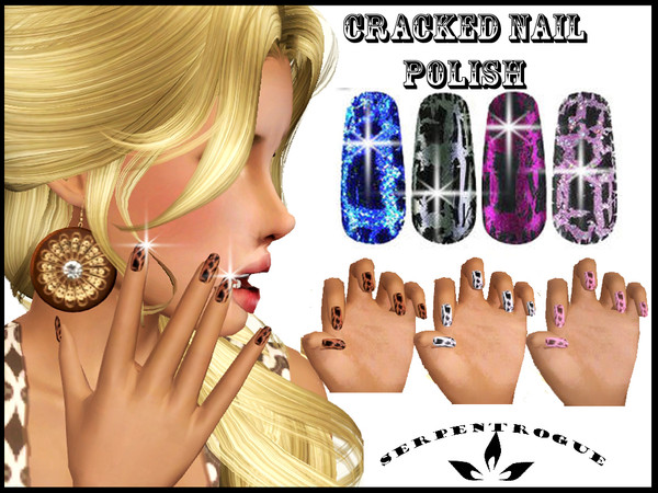 Sims 3 — Cracked Nails by Serpentrogue — Hope you like it:)