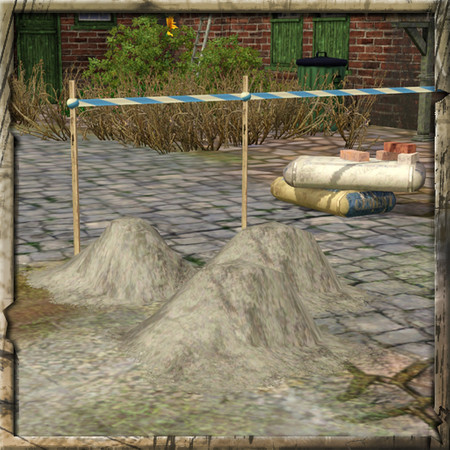 Sims 3 — Pile of Cement by Cyclonesue — A pile ofm stale and unusable cement - leave it out in the yard to irritate the