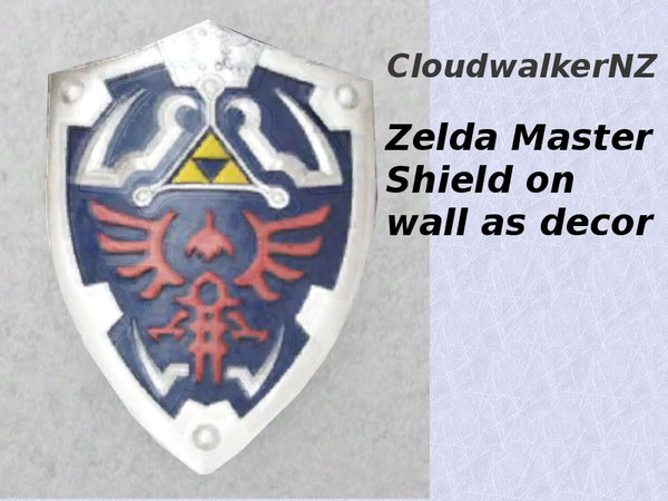 Sims 3 — Zelda Master Shield on Wall as decor by CloudwalkerNZ2 — Zelda Master Shield on Wall as decor by CloudwalkerNZ